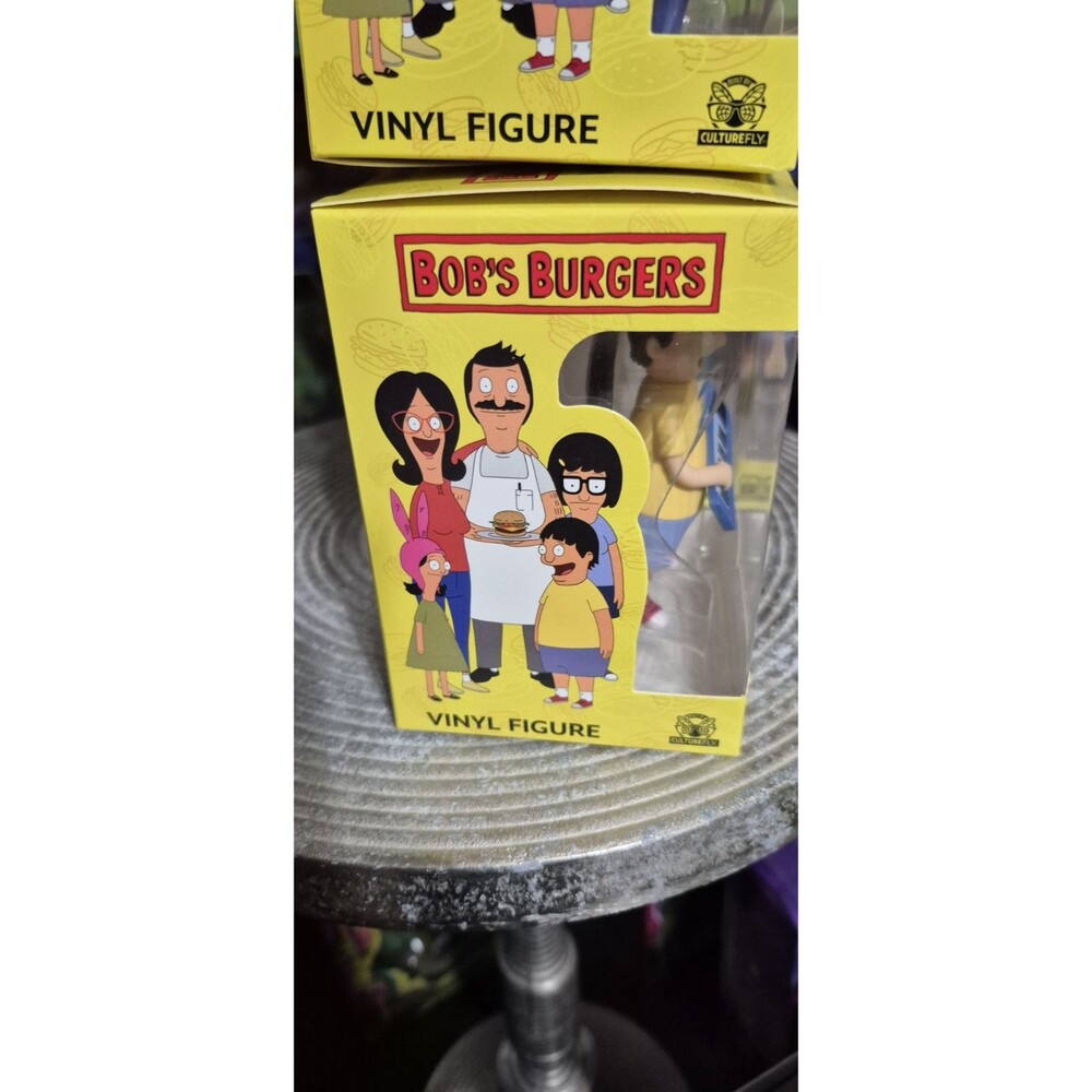 Bob's Burgers CultureFly Vinyl Figure Full Set (Bob Linda Louise Gene Tina) - Picture 7 of 14